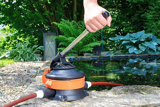 Locci schwengelpumpe komplettset, Edelstahl handschwengelpumpe,  handwasserpumpe handbrunnenpumpen für Haus, Hof, Garten, Bauernhof (Großer  Kopf) : : Garten